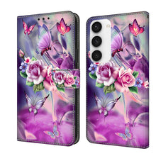 Load image into Gallery viewer, Crystal 3D Shockproof Protective Leather Phone Case, For Samsung Galaxy S23 Ultra, For Samsung Galaxy S23