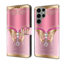 Load image into Gallery viewer, Crystal 3D Shockproof Protective Leather Phone Case, For Samsung Galaxy S23 Ultra, For Samsung Galaxy S23