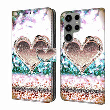 Load image into Gallery viewer, Crystal 3D Shockproof Protective Leather Phone Case, For Samsung Galaxy S23 Ultra, For Samsung Galaxy S23