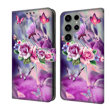 Load image into Gallery viewer, Crystal 3D Shockproof Protective Leather Phone Case, For Samsung Galaxy S23 Ultra, For Samsung Galaxy S23