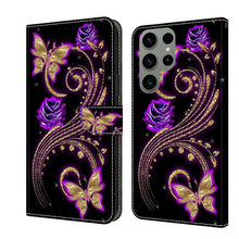 Load image into Gallery viewer, Crystal 3D Shockproof Protective Leather Phone Case, For Samsung Galaxy S23 Ultra, For Samsung Galaxy S23