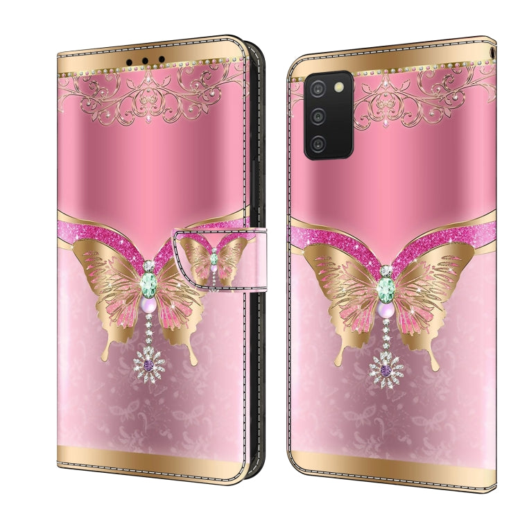 Crystal 3D Shockproof Protective Leather Phone Case, For Samsung Galaxy A53, For Samsung Galaxy A03s