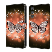 Load image into Gallery viewer, Crystal 3D Shockproof Protective Leather Phone Case, For Samsung Galaxy A14 4G / 5G, For Samsung Galaxy A24