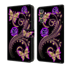 Load image into Gallery viewer, Crystal 3D Shockproof Protective Leather Phone Case, For Samsung Galaxy A14 4G / 5G, For Samsung Galaxy A24