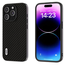 Load image into Gallery viewer, ABEEL Carbon Fiber Texture Protective Phone Case, For iPhone 15 Pro Max, For iPhone 15 Pro, For iPhone 15, For iPhone 14 Pro, For iPhone 15 Plus, For iPhone 14 Pro Max