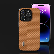 Load image into Gallery viewer, ABEEL Carbon Fiber Texture Protective Phone Case, For iPhone 15 Pro Max, For iPhone 15 Pro, For iPhone 15, For iPhone 14 Pro, For iPhone 15 Plus, For iPhone 14 Pro Max