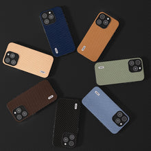 Load image into Gallery viewer, ABEEL Carbon Fiber Texture Protective Phone Case, For iPhone 15 Pro Max, For iPhone 15 Pro, For iPhone 15, For iPhone 14 Pro, For iPhone 15 Plus, For iPhone 14 Pro Max