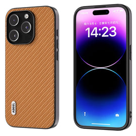 ABEEL Carbon Fiber Texture Protective Phone Case, For iPhone 15 Pro Max, For iPhone 15 Pro, For iPhone 15 Plus, For iPhone 15, For iPhone 14 Pro, For iPhone 14 Pro Max