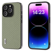 Load image into Gallery viewer, ABEEL Carbon Fiber Texture Protective Phone Case, For iPhone 15 Pro Max, For iPhone 15 Pro, For iPhone 15, For iPhone 14 Pro, For iPhone 15 Plus, For iPhone 14 Pro Max
