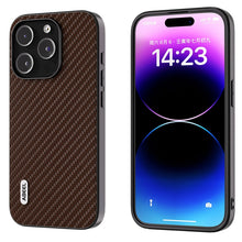 Load image into Gallery viewer, ABEEL Carbon Fiber Texture Protective Phone Case, For iPhone 15 Pro Max, For iPhone 15 Pro, For iPhone 15, For iPhone 14 Pro, For iPhone 15 Plus, For iPhone 14 Pro Max