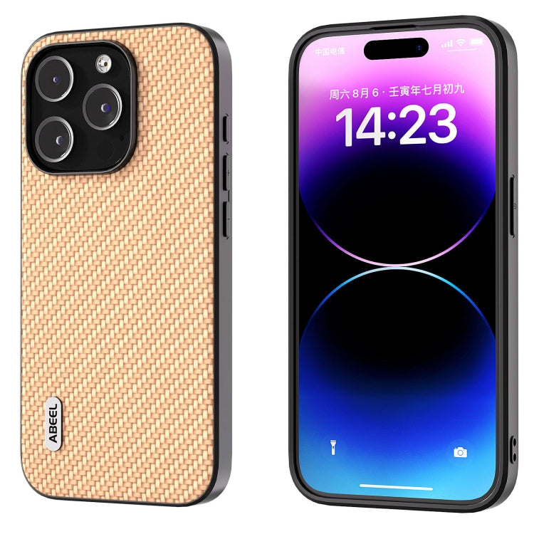 ABEEL Carbon Fiber Texture Protective Phone Case, For iPhone 15 Pro Max, For iPhone 15 Pro, For iPhone 15 Plus, For iPhone 15, For iPhone 14 Pro, For iPhone 14 Pro Max