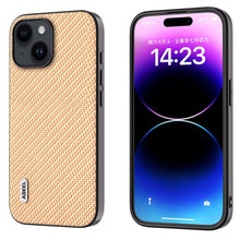 Load image into Gallery viewer, ABEEL Carbon Fiber Texture Protective Phone Case, For iPhone 15 Pro Max, For iPhone 15 Pro, For iPhone 15, For iPhone 14 Pro, For iPhone 15 Plus, For iPhone 14 Pro Max