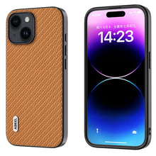 Load image into Gallery viewer, ABEEL Carbon Fiber Texture Protective Phone Case, For iPhone 14 Plus, For iPhone 14
