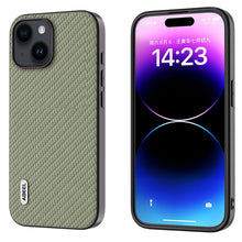 Load image into Gallery viewer, ABEEL Carbon Fiber Texture Protective Phone Case, For iPhone 14 Plus, For iPhone 14
