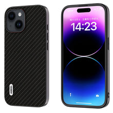 Load image into Gallery viewer, ABEEL Carbon Fiber Texture Protective Phone Case, For iPhone 14 Plus, For iPhone 14