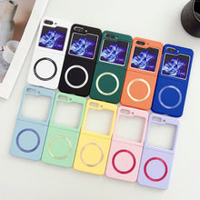 Load image into Gallery viewer, Skin Feel Magsafe Magnetic Shockproof PC Phone Case, For Samsung Galaxy Z Flip5
