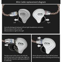 Load image into Gallery viewer, CCA CCA-C10 3.5mm Gold Plated Plug Ten Unit Hybrid Wire-controlled In-ear Earphone, with Mic, without Mic