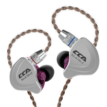 Load image into Gallery viewer, CCA CCA-C10 3.5mm Gold Plated Plug Ten Unit Hybrid Wire-controlled In-ear Earphone, with Mic, without Mic