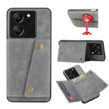 Load image into Gallery viewer, Double Buckle Card Slots Magnetic Phone Case, For Xiaomi Redmi K70 Ultra, For Xiaomi Redmi 13 4G Global, For Xiaomi Redmi Note 13 Pro 4G Global, For Xiaomi Redmi Note 13 4G Global, For Xiaomi 14 Ultra, For Xiaomi Redmi 13C 4G / Poco C65                ...