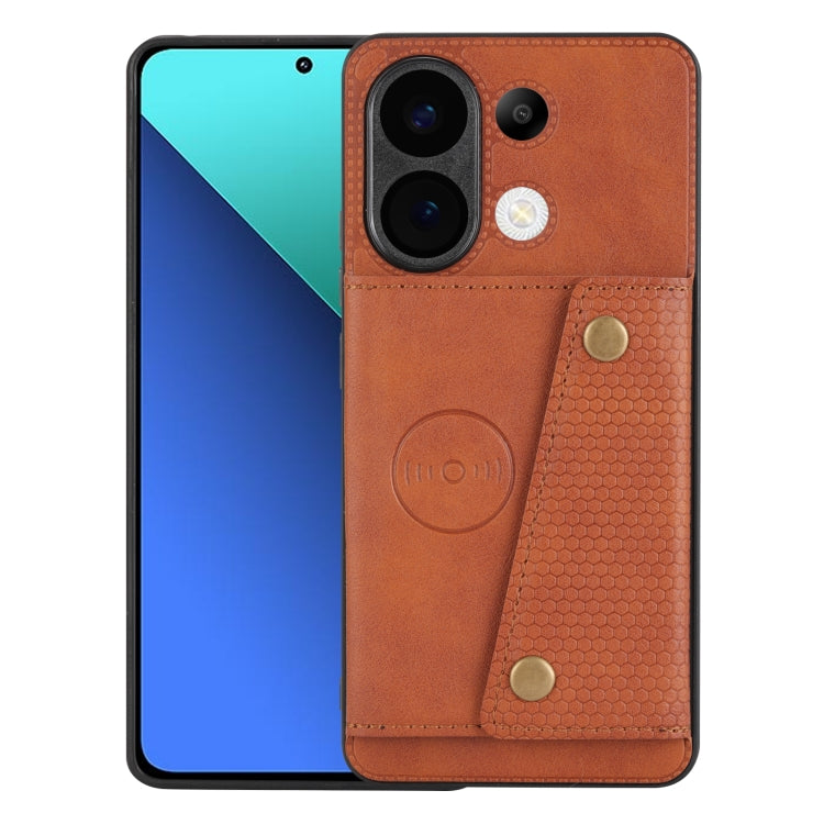 Double Buckle Card Slots Magnetic Phone Case, For Xiaomi Redmi K70 Ultra, For Xiaomi Redmi 13 4G Global, For Xiaomi Redmi Note 13 Pro 4G Global, For Xiaomi Redmi Note 13 4G Global, For Xiaomi 14 Ultra, For Xiaomi Redmi 13C 4G / Poco C65                ...