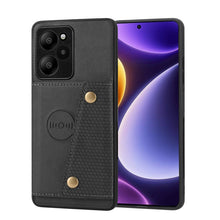 Load image into Gallery viewer, Double Buckle Card Slots Magnetic Phone Case, For Xiaomi Redmi K70 Ultra, For Xiaomi Redmi 13 4G Global, For Xiaomi Redmi Note 13 Pro 4G Global, For Xiaomi Redmi Note 13 4G Global, For Xiaomi 14 Ultra, For Xiaomi Redmi 13C 4G / Poco C65                ...