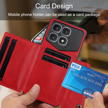 Load image into Gallery viewer, Double Buckle Card Slots Magnetic Phone Case, For Xiaomi Redmi K70 Ultra, For Xiaomi Redmi 13 4G Global, For Xiaomi Redmi Note 13 Pro 4G Global, For Xiaomi Redmi Note 13 4G Global, For Xiaomi 14 Ultra, For Xiaomi Redmi 13C 4G / Poco C65                ...