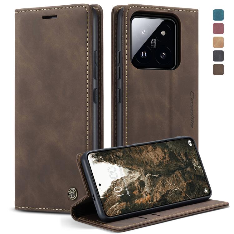 CaseMe 013 Multifunctional Horizontal Flip Leather Phone Case, For Xiaomi Redmi Note 13 Pro 4G, For Xiaomi Redmi Note 13 4G, For Xiaomi Redmi 13C 4G Global / 13C 5G, For Xiaomi Poco X6 Pro, For Xiaomi Redmi K70E 5G, For Xiaomi 14 Pro, For Xiaomi 14    ...