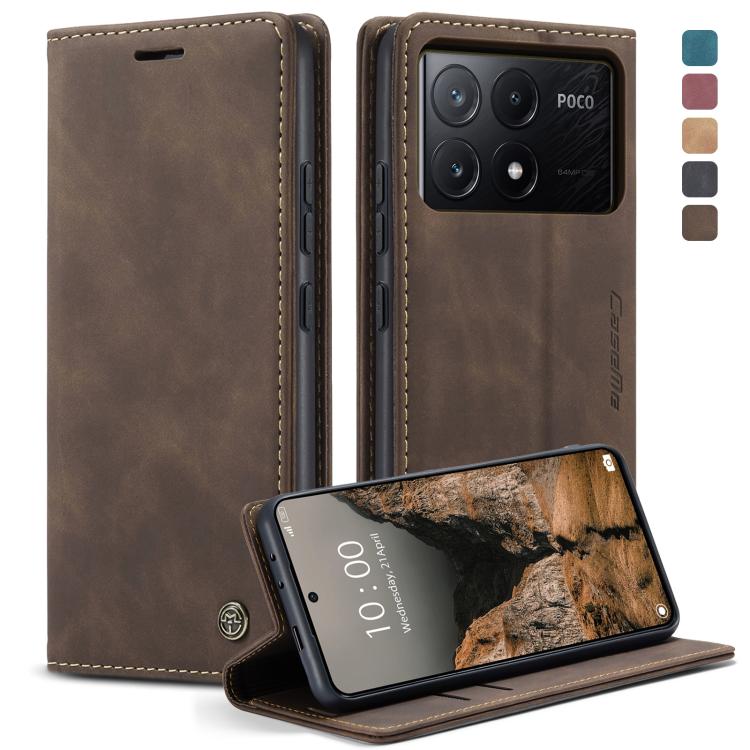 CaseMe 013 Multifunctional Horizontal Flip Leather Phone Case, For Xiaomi Redmi Note 13 Pro 4G, For Xiaomi Redmi Note 13 4G, For Xiaomi Redmi 13C 4G Global / 13C 5G, For Xiaomi Poco X6 Pro, For Xiaomi Redmi K70E 5G, For Xiaomi 14 Pro, For Xiaomi 14    ...