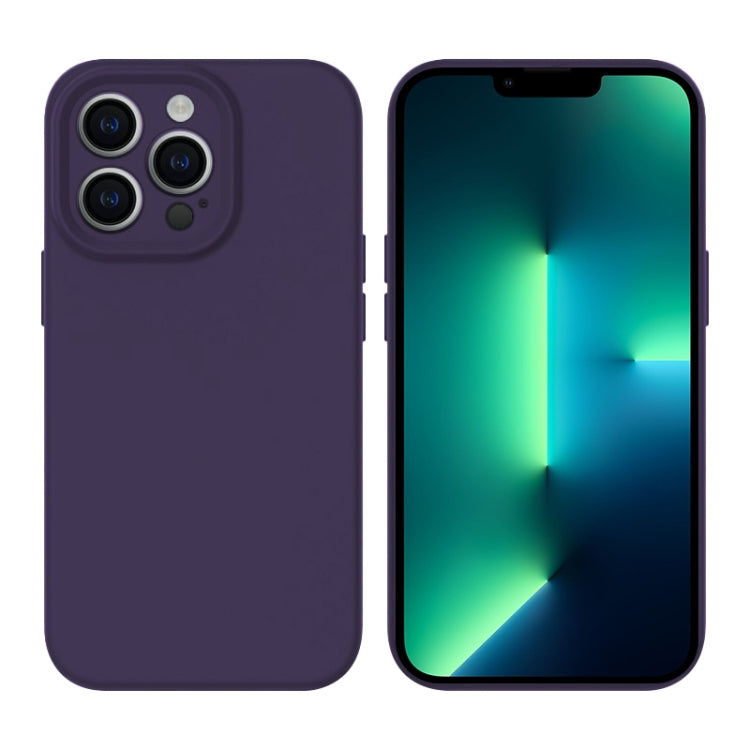 Liquid Silicone MagSafe Precision Hole Phone Case, For iPhone 14 Plus, For iPhone 14, For iPhone 14 Pro, For iPhone 14 Pro Max, For iPhone 13 Pro Max, For iPhone 13 Pro