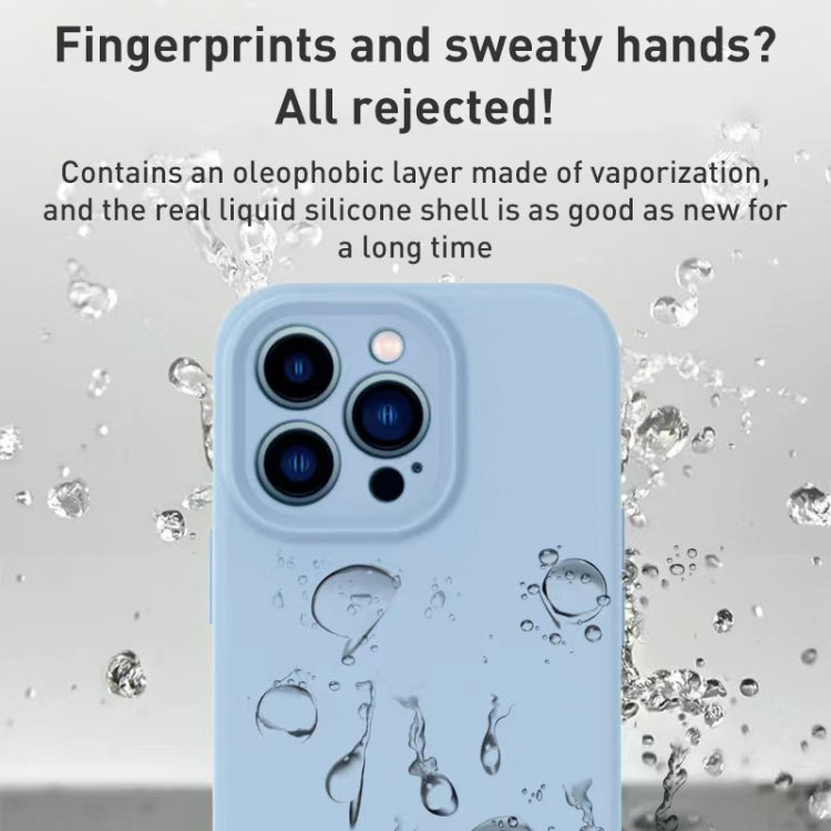 Liquid Silicone MagSafe Precision Hole Phone Case, For iPhone 13
