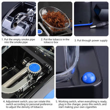 Load image into Gallery viewer, Automatic Electric Cigarette Rolling Machine Cigarette Injector Maker, Diameter: 6.5mm, EU Plug, US Plug