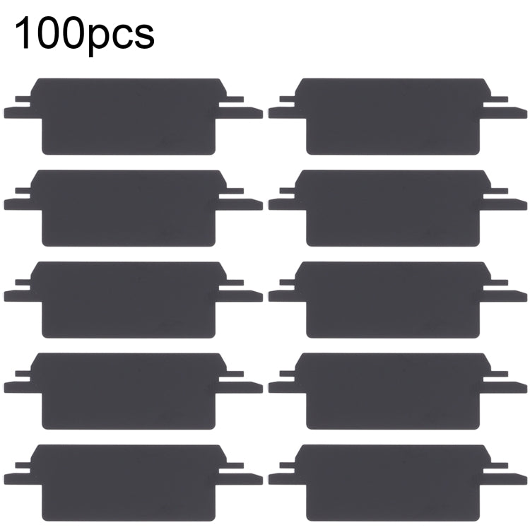 100set Battery Black Adhesive Strip Sticker