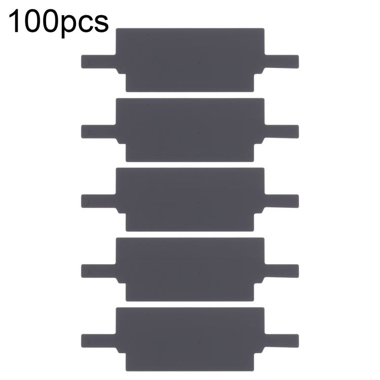 100set Battery Black Adhesive Strip Sticker