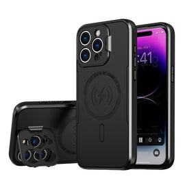MagSafe Magnetic Invisible Camera Holder Phone Case, For iPhone 15 Pro Max, For iPhone 15 Pro, For iPhone 15 Plus, For iPhone 15