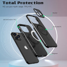 Load image into Gallery viewer, MagSafe Magnetic Invisible Camera Holder Phone Case, For iPhone 15 Pro Max, For iPhone 15 Pro, For iPhone 15 Plus, For iPhone 15