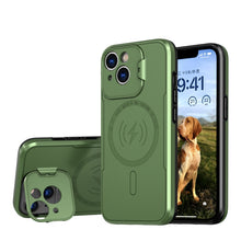 Load image into Gallery viewer, MagSafe Magnetic Invisible Camera Holder Phone Case, For iPhone 15 Pro Max, For iPhone 15 Pro, For iPhone 15 Plus, For iPhone 15