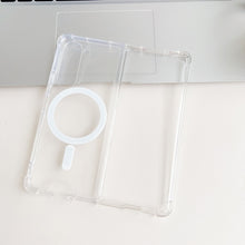 Load image into Gallery viewer, Magsafe Magnetic Transparent Shockproof Phone Case