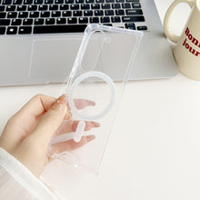 Load image into Gallery viewer, Magsafe Magnetic Transparent Shockproof Phone Case