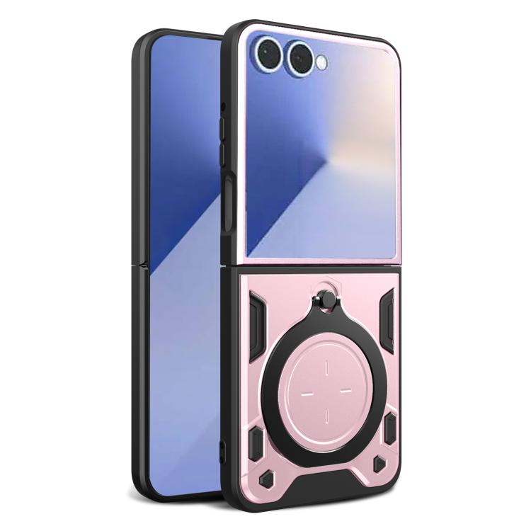 CD Texture Magnetic Holder Phone Case