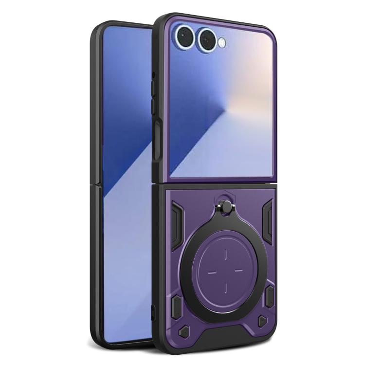 CD Texture Magnetic Holder Phone Case