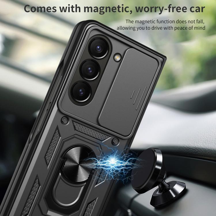 Sliding Camera Cover Design TPU+PC Phone Case