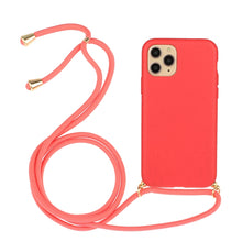 Load image into Gallery viewer, Wheat Straw Material + TPU Phone Case with Lanyard, For iPhone 15 Pro Max, For iPhone 15 Pro, For iPhone 15 Plus, For iPhone 15