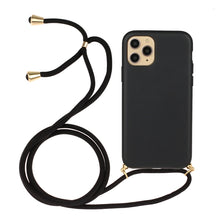 Load image into Gallery viewer, Wheat Straw Material + TPU Phone Case with Lanyard, For iPhone 15 Pro Max, For iPhone 15 Pro, For iPhone 15 Plus, For iPhone 15