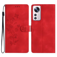 Load image into Gallery viewer, Flower Butterfly Embossing Pattern Leather Phone Case, For Xiaomi 12 Pro, For Xiaomi Redmi A1, For Xiaomi Redmi Note 11 Pro 5G Global, For Xiaomi 12 Lite, For Xiaomi Redmi 10C, For Xiaomi Redmi Note 11 4G Global / Note 11S, For Xiaomi Redmi 10 2022    ...