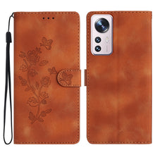 Load image into Gallery viewer, Flower Butterfly Embossing Pattern Leather Phone Case, For Xiaomi 12 Pro, For Xiaomi Redmi A1, For Xiaomi Redmi Note 11 Pro 5G Global, For Xiaomi 12 Lite, For Xiaomi Redmi 10C, For Xiaomi Redmi Note 11 4G Global / Note 11S, For Xiaomi Redmi 10 2022    ...