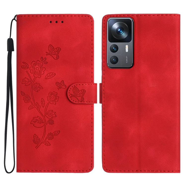 Flower Butterfly Embossing Pattern Leather Phone Case, For Xiaomi Redmi Note 12S, For Xiaomi Redmi 13C 4G, For Xiaomi Redmi Note 12 Pro 5G, For Xiaomi 13T, For Xiaomi Redmi Note 12 5G, For Xiaomi 13 Pro, For Xiaomi 13, For Xiaomi 12T / 12T Pro