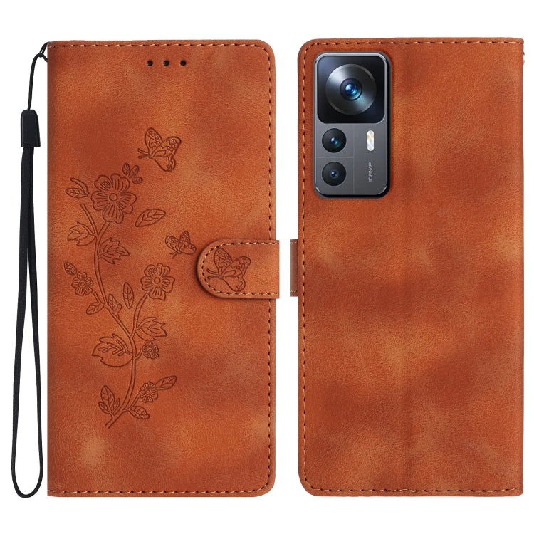 Flower Butterfly Embossing Pattern Leather Phone Case, For Xiaomi Redmi Note 12S, For Xiaomi Redmi 13C 4G, For Xiaomi Redmi Note 12 Pro 5G, For Xiaomi 13T, For Xiaomi Redmi Note 12 5G, For Xiaomi 13 Pro, For Xiaomi 13, For Xiaomi 12T / 12T Pro