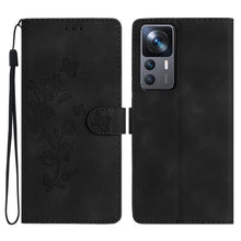 Load image into Gallery viewer, Flower Butterfly Embossing Pattern Leather Phone Case, For Xiaomi Redmi Note 12S, For Xiaomi Redmi 13C 4G, For Xiaomi Redmi Note 12 Pro 5G, For Xiaomi 13T, For Xiaomi Redmi Note 12 5G, For Xiaomi 13 Pro, For Xiaomi 13, For Xiaomi 12T / 12T Pro