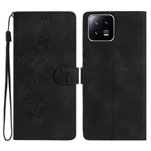 Load image into Gallery viewer, Flower Butterfly Embossing Pattern Leather Phone Case, For Xiaomi Redmi Note 12S, For Xiaomi Redmi 13C 4G, For Xiaomi Redmi Note 12 Pro 5G, For Xiaomi 13T, For Xiaomi Redmi Note 12 5G, For Xiaomi 13 Pro, For Xiaomi 13, For Xiaomi 12T / 12T Pro