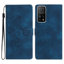 Load image into Gallery viewer, Flower Butterfly Embossing Pattern Leather Phone Case, For Xiaomi Redmi Note 9 5G / Note 9T, For Xiaomi Mi 10T Lite 5G, For Xiaomi Mi 10T 5G / 10T Pro 5G, For Xiaomi Redmi 9A, For Xiaomi Redmi 9, For Xiaomi Redmi 9C, For Xiaomi Redmi Note 8T